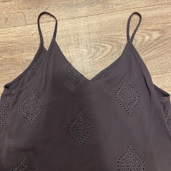 Dark navy blue tie tank - Picture 2 of 4